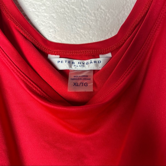 Red Sleeveless Christmas Holiday Top - Picture 3 of 8